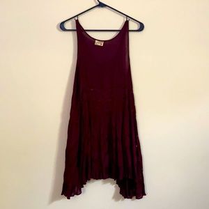 Free People Voile and Lace Trapeze Dress